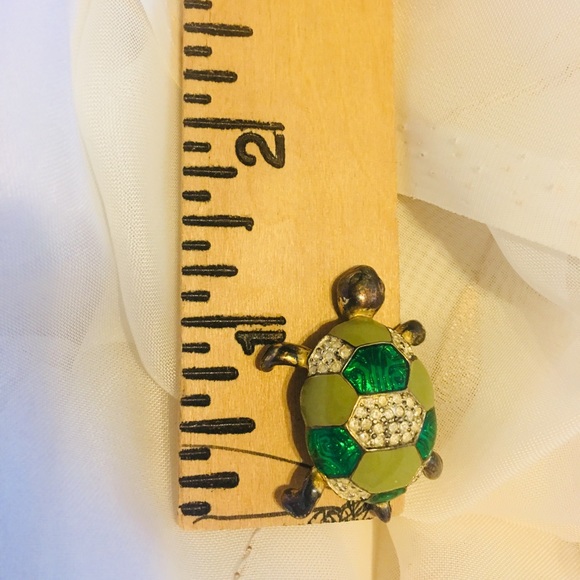 Vintage Turtle Brooch - Picture 3 of 3